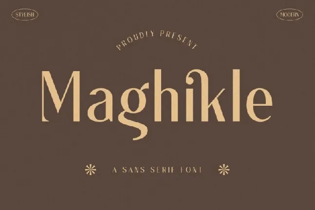 Maghikle font