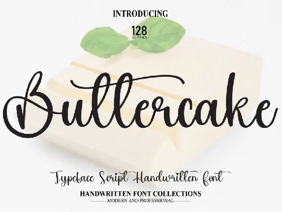 Buttercake Typeface font