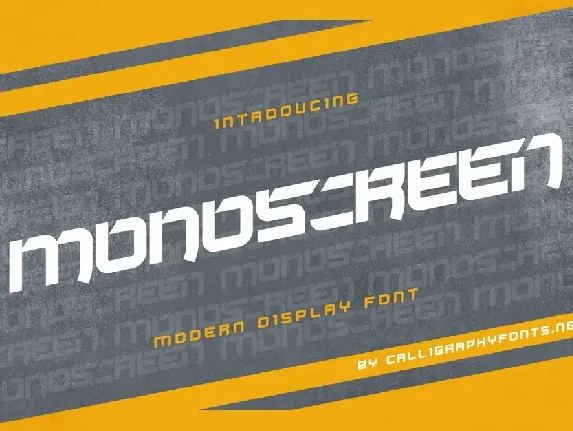 Monoscreen font