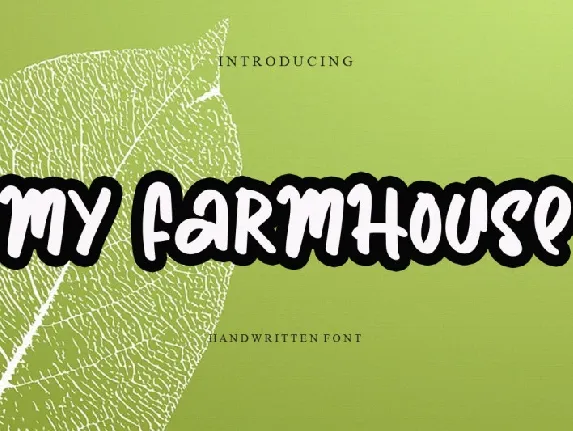 My Farmhouse font