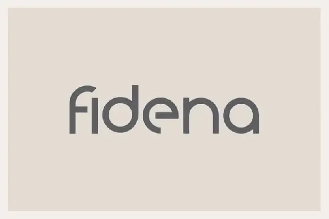 Fidena font