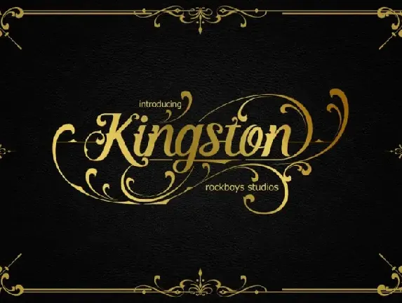 Kingston Blackletter font