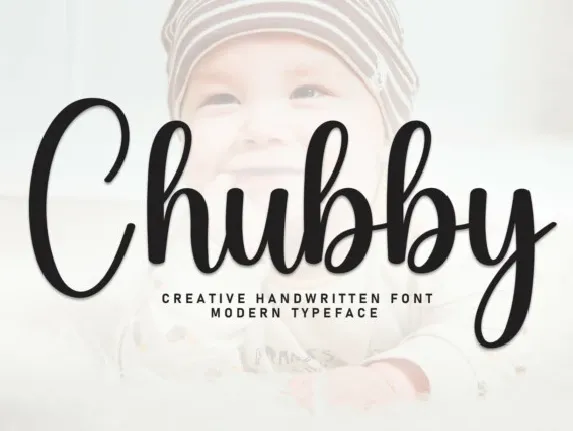 Chubby Handwritten font