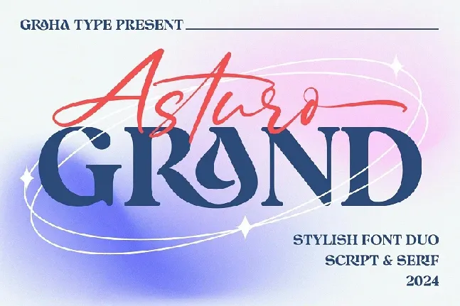 Asturo Grand Duo font