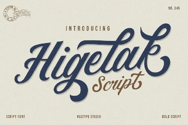 Higelak font