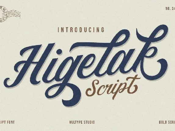 Higelak font