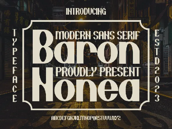 Baron Nonea font