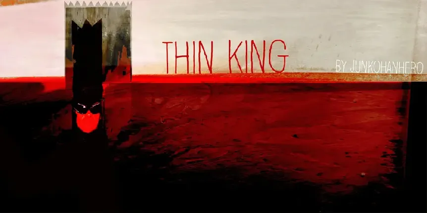 Thin king font