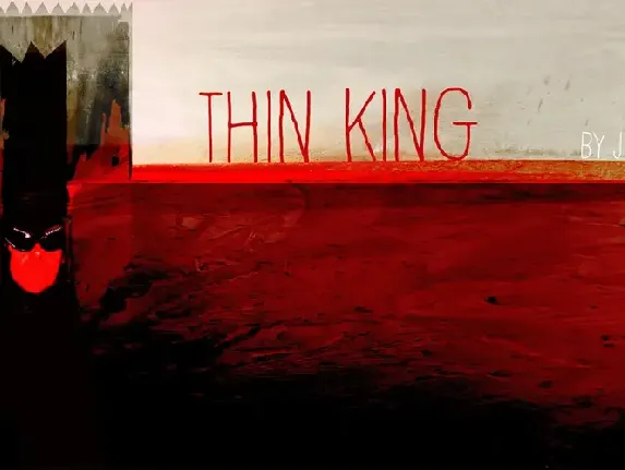 Thin king font