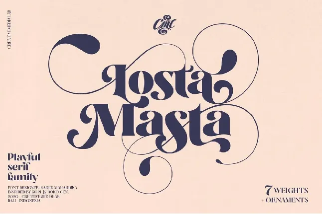 Losta Masta font