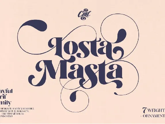 Losta Masta font