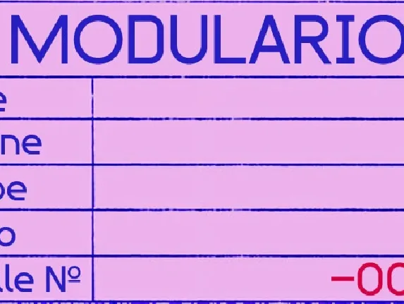 Modulario font