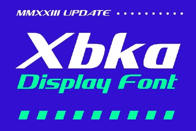 Xbka font