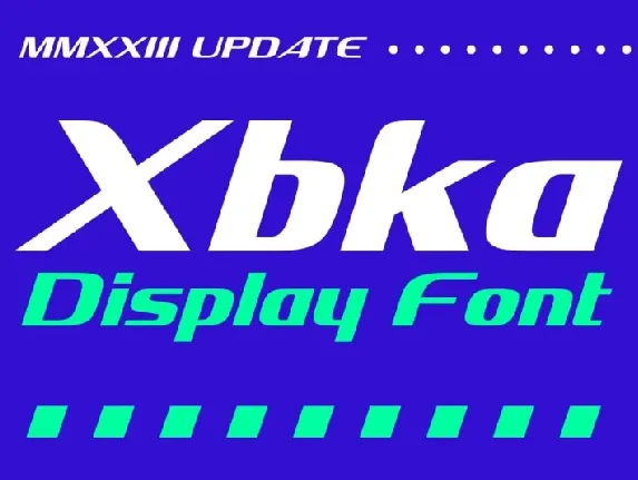 Xbka font