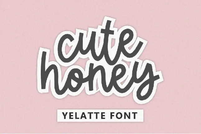 Yelatte font