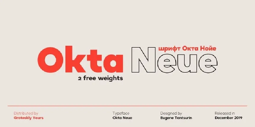 Okta Neue font