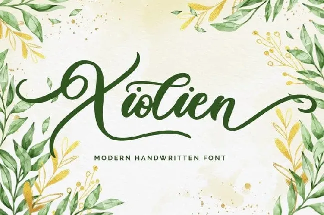 Xiolien Script font