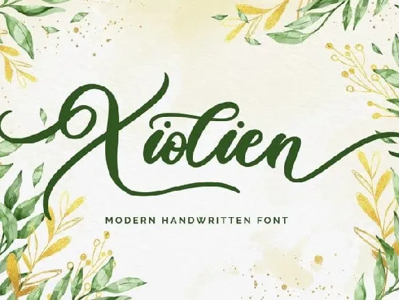 Xiolien Script font