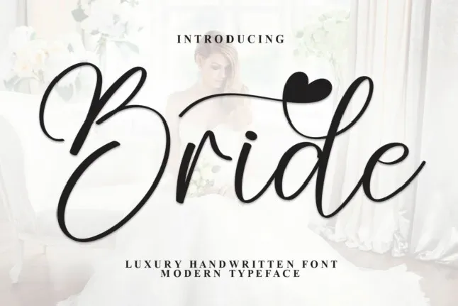 Bride Script font