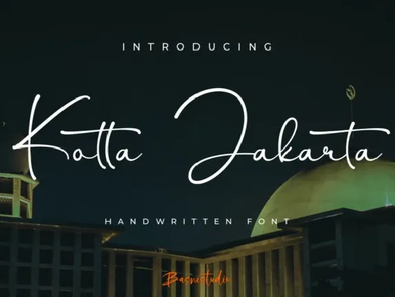 Kotta Jakarta Calligraphy font