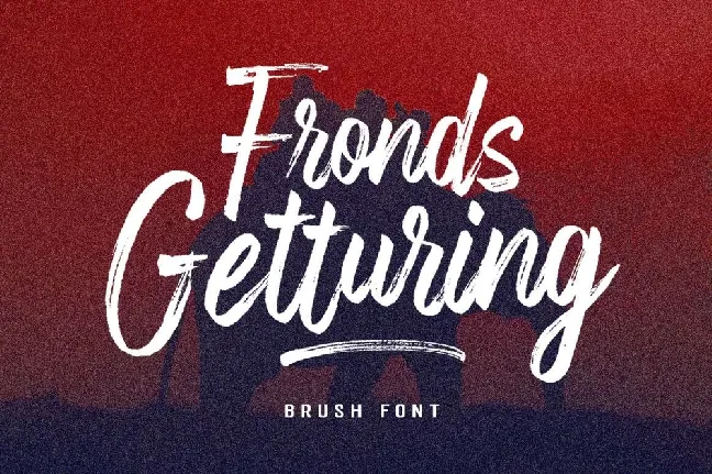 Fronds Getturing font