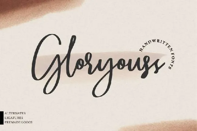 Gloryouss Script Free font