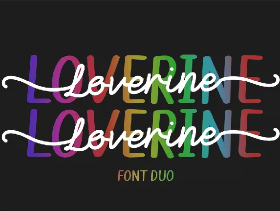 Loverine font