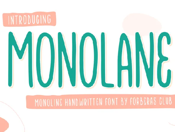 Monolane Demo font