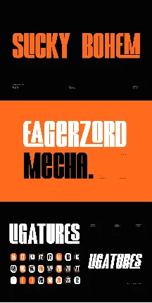 SLICKY BOHEM font