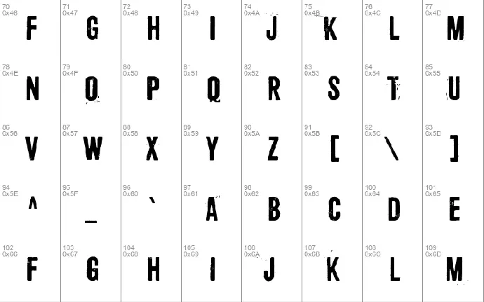 Shoemaker font