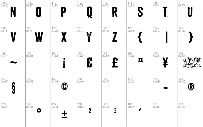 Shoemaker font