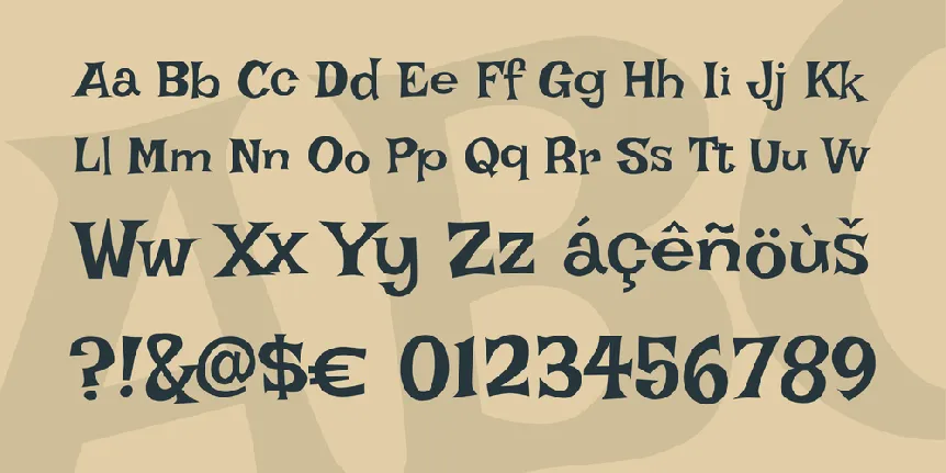 Irish Grover font