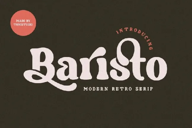 Baristo font