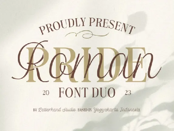 Roman Pride Duo font