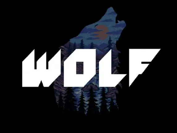 WOLF font