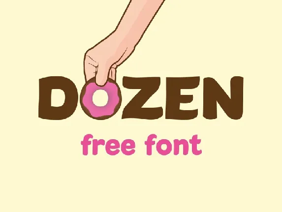 Dozen font