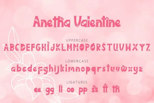 Anetha Valentine font