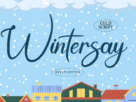 Wintersay font