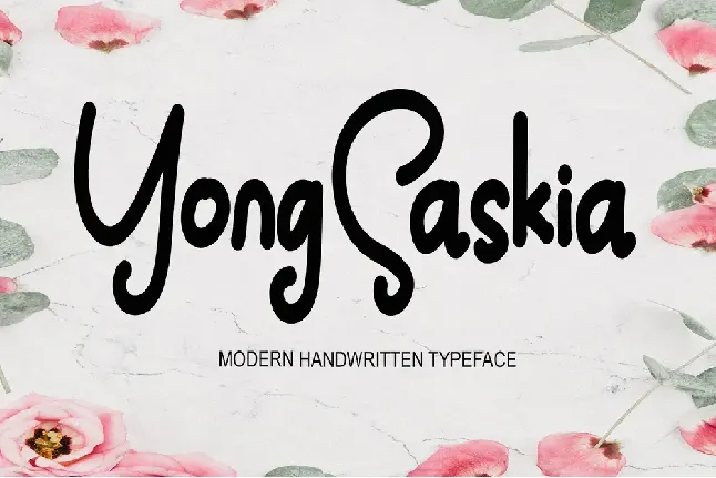 Yong Saskia font