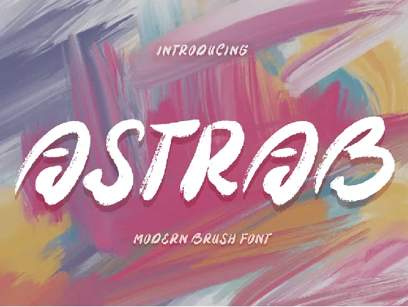 Astrab font