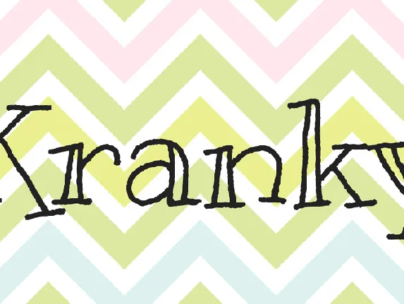 Kranky font