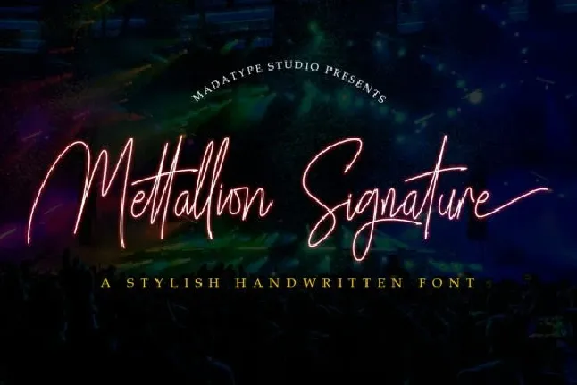 Mettallion font