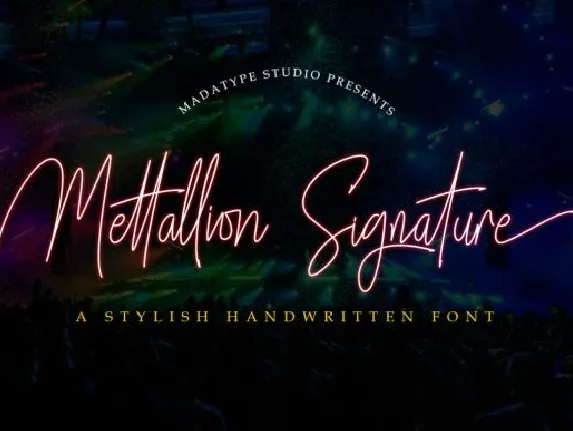 Mettallion font