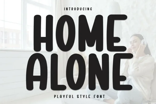 Home Alone Display font