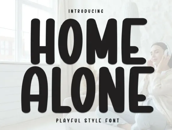 Home Alone Display font