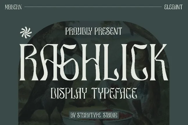 Raghlick font