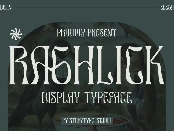 Raghlick font