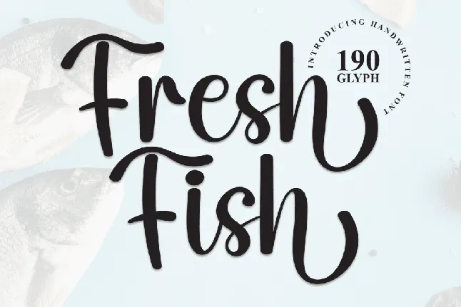 Fresh Fish font