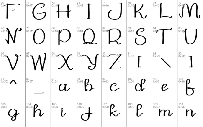 Yonkao font