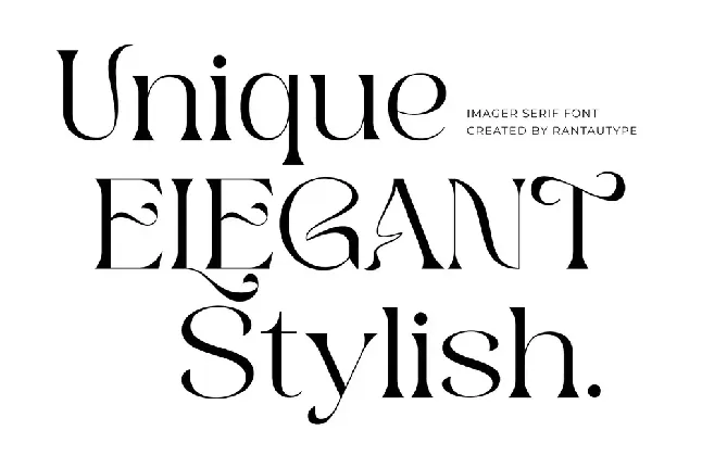 Imager font